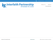 Tablet Screenshot of interfaithstl.org